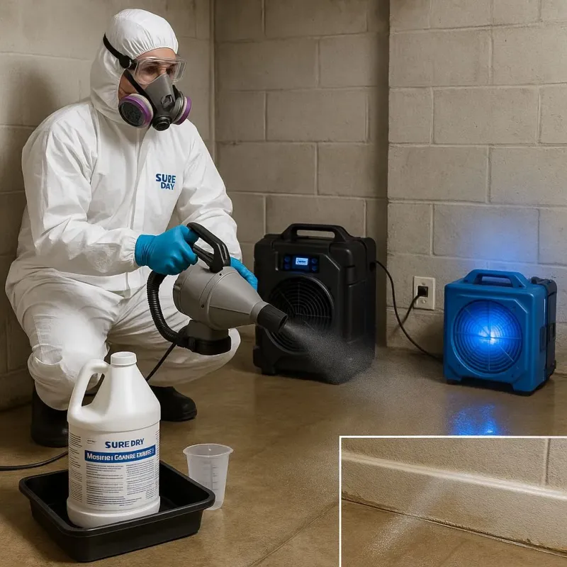 Sanitization and Odor Removal process in Exton, PA