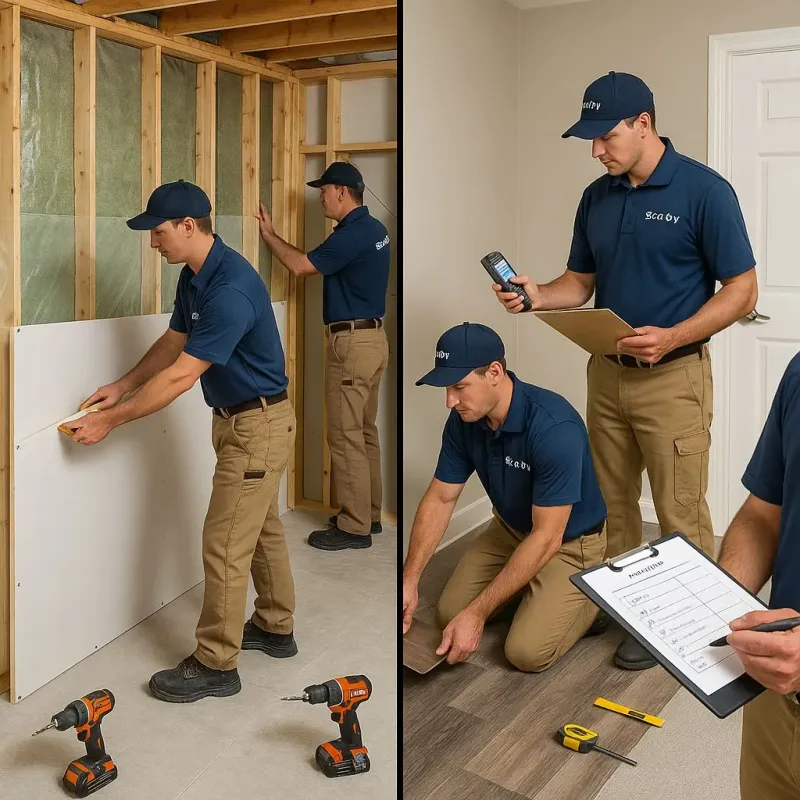 Repairs and Reconstruction process in Exton, PA