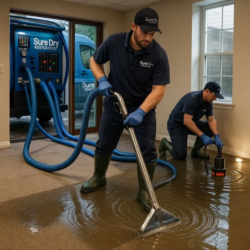 Water Extraction and Removal process in Exton, PA